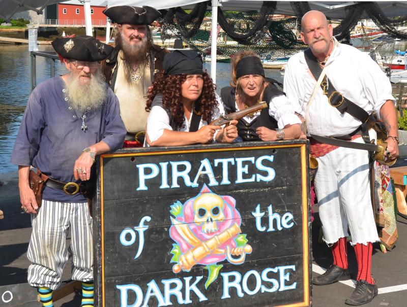 And always, the Pirates of the Dark Rose were growling, and smiling. (Photo by Lynda Clancy)