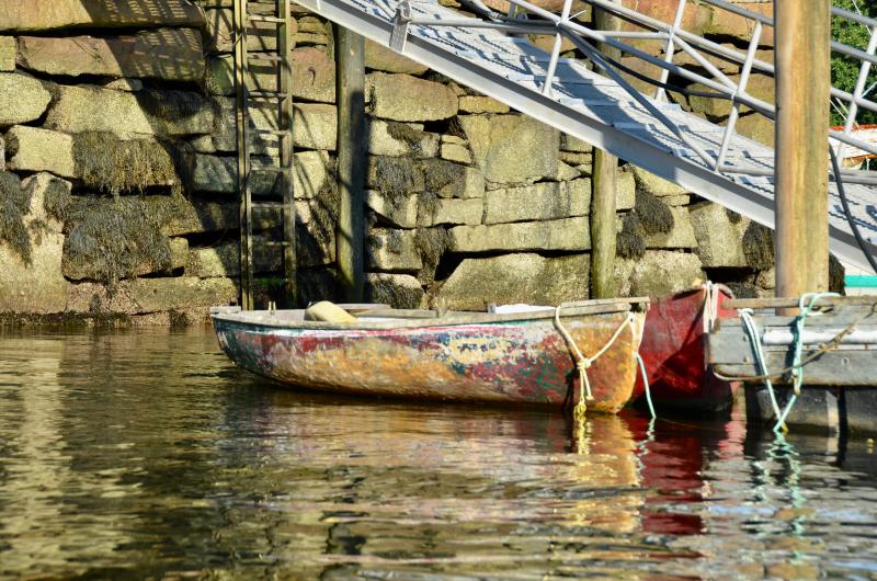 The little boats might be the last to be hauled out.