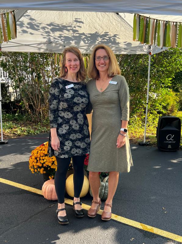 Pictured left to right: Whitney Files, CEO, and Meredith Guthienz, Senior Director of Child Care. (Photo courtesy Penobscot Bay YMCA)