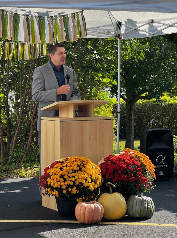 Dr. Todd Landy, Director, Office of Child and Family Services Department of Health and Human Services. (Photo courtesy Penobscot Bay YMCA)