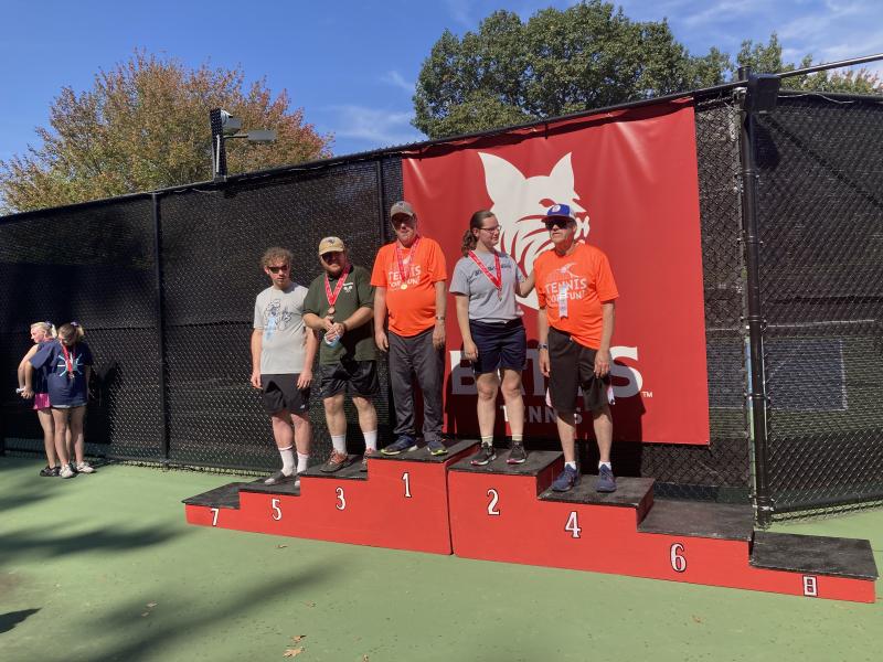 Orange Ball Singles. (Photo courtesy Midcoast Recreation Center)