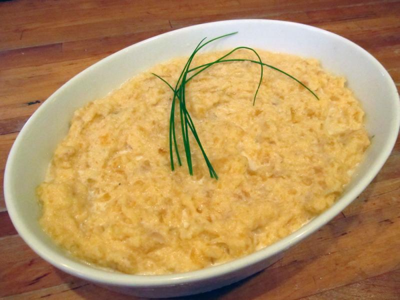 A garlicky savory side dish perfect for a fall dinner or a Thanksgiving side dish. Photo by Kay Stephens
