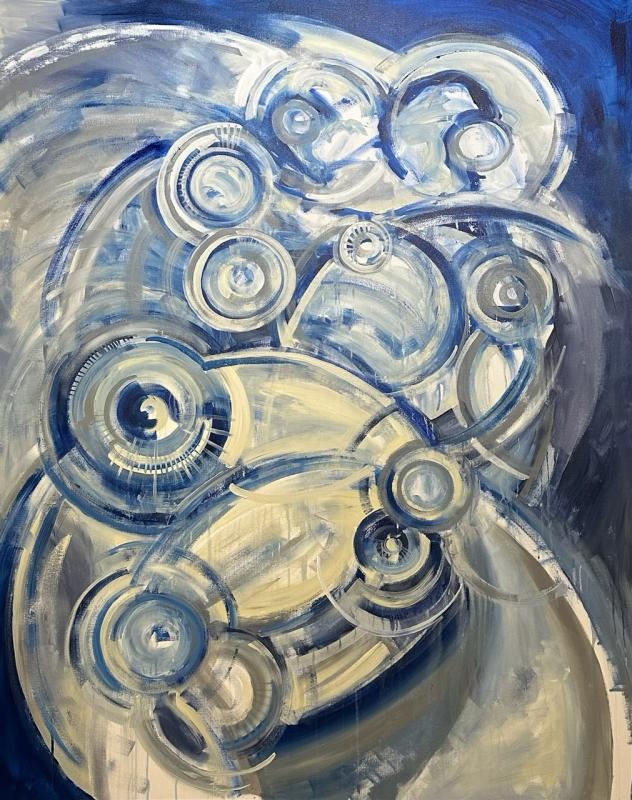 The second in the Circles Series by Douglas Gimbel. Courtesy of the artist Douglas Gimbel