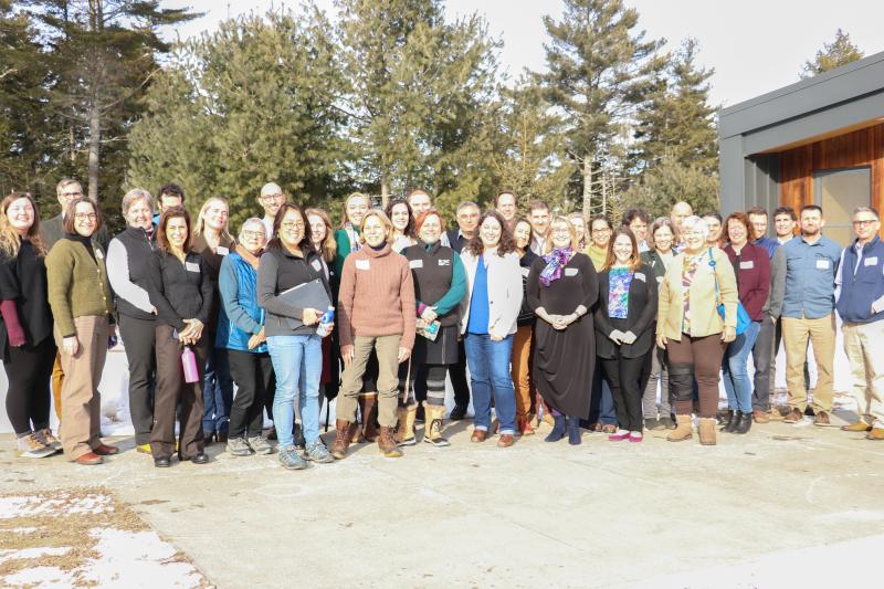 Leaders from across Maine representing universities, nonprofits, research institutions, business incubators, and more, gathered at Bigelow Laboratory's East Boothbay campus on Jan. 19 for the first meeting of a new marine science consortium. Leah Campbell photo