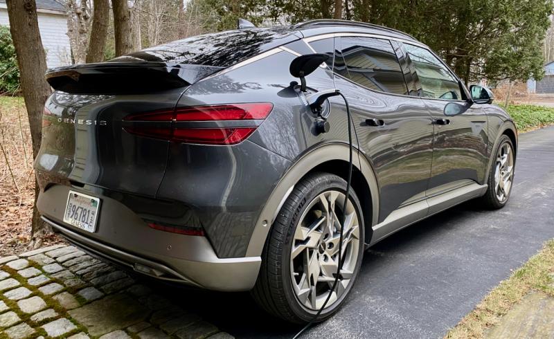More new-school automotive tech done well: the Genesis GV60 Performance.
