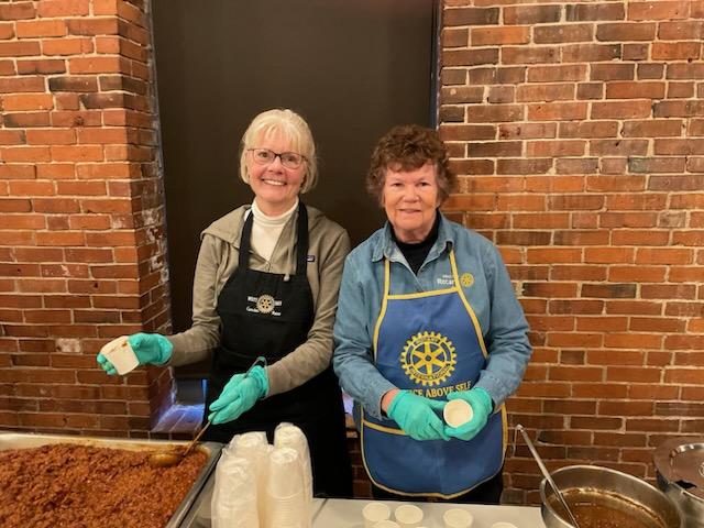 West Bay Rotary members were on hand to serve, as always.