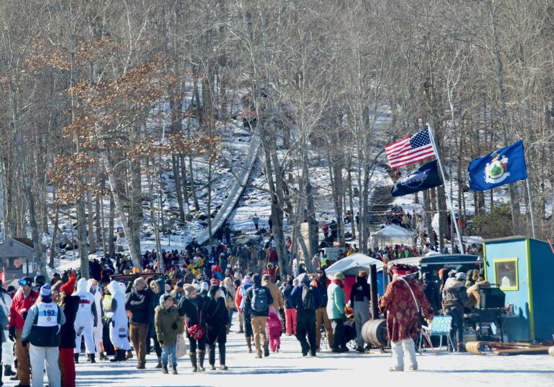 Where else are you going to find a fun, eclectic and exuberant celebration of the toboggan but in Camden, Maine, at the annual U.S. National Toboggan Championships.