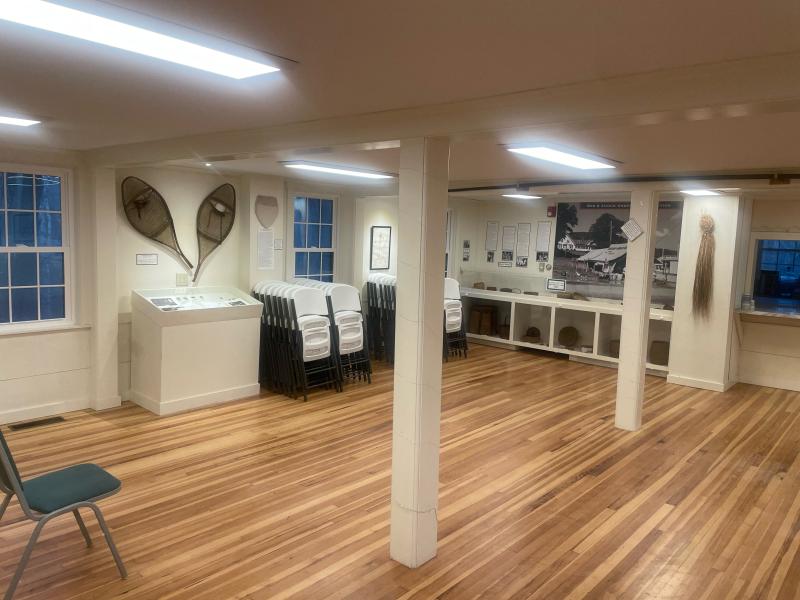 The ground floor’s beautifully restored floor. (photo by Ed O’Brien)