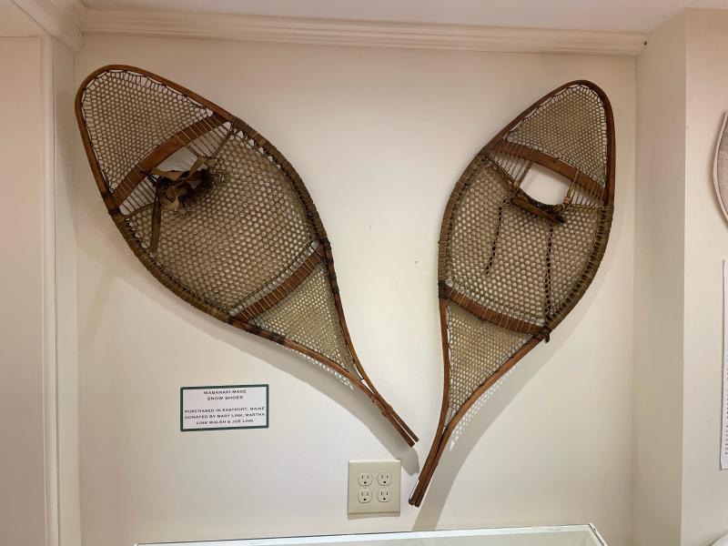 Wabanaki snowshoes (photo by Ed O’Brien)