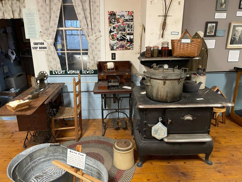 The nineteenth century kitchen (photo by Ed O’Brien)
