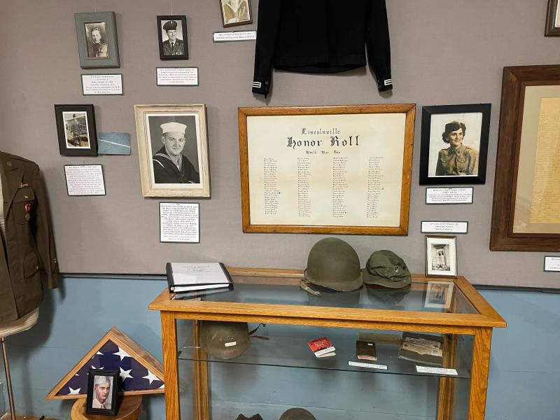 Artifacts related to those who served. (photo by Ed O’Brien)