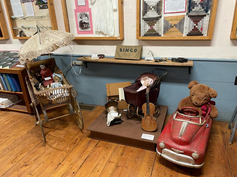A collection of children’s toys (photo by Ed O’Brien)