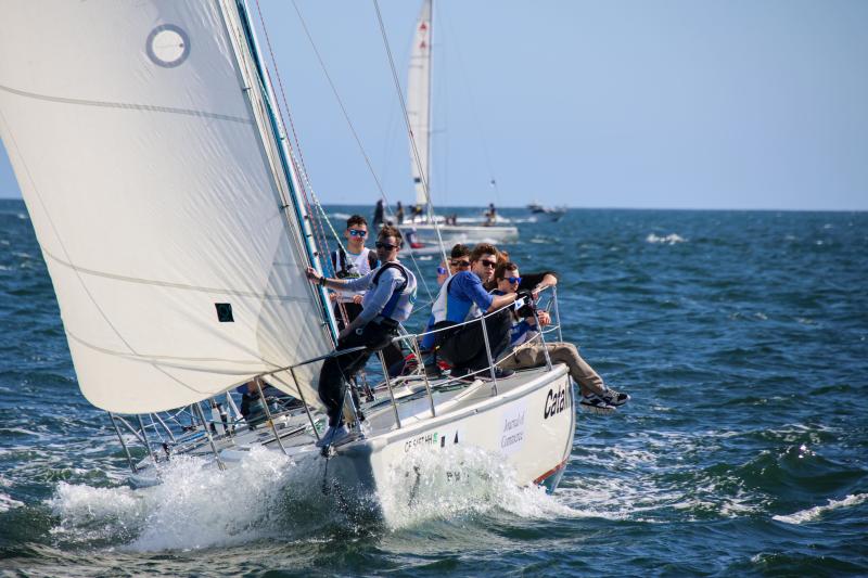 Offshore Sailing Team MMA sailing the Pacific. (Photo courtesy Patrick DiLalla)