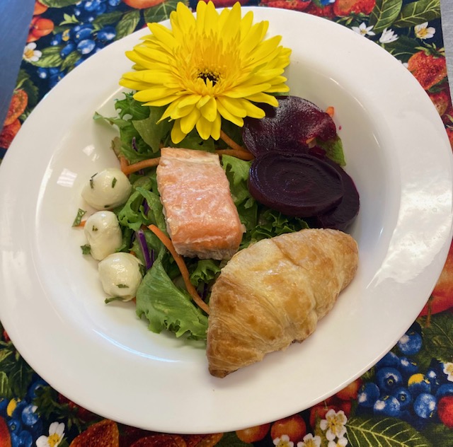 Locally sourced seafood inspires many of our innovative recipes. The Lincoln Home Vibrant Senior Living Newcastle Maine Farm to Table locally sourced food harbor view cottage memory care