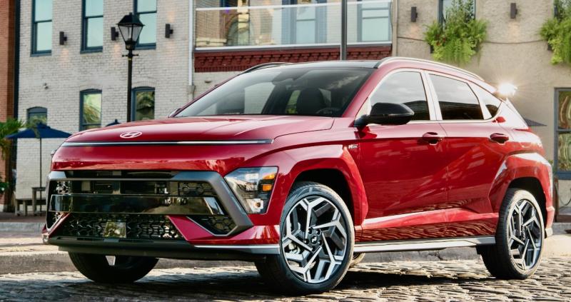 The second-generation Kona’s edgy new look is part of its ground-up 2024 makeover, which improves the vehicle in every way save performance. Three trim levels are available with gas engines plus a battery-powered Kona Electric.