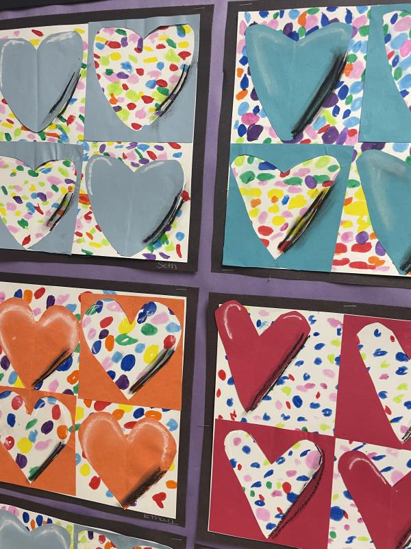 Student Art Work. (Photo courtesy Thomaston Grammar School)