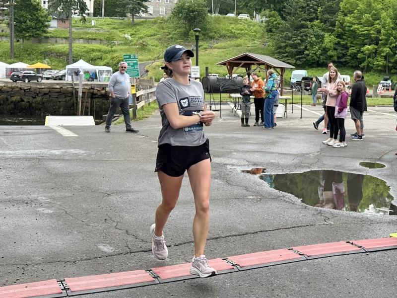 Overall female winner Emma Bailey. (Photo courtesy Rockport Public Library)