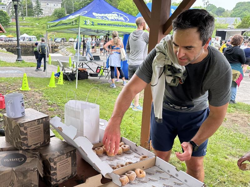 Finish line treats. (Photo courtesy Rockport Public Library)