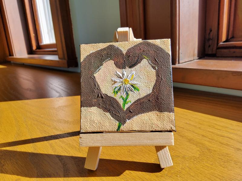 Come, Spring by Gene D. (Photo courtesy Rockland Public Library)