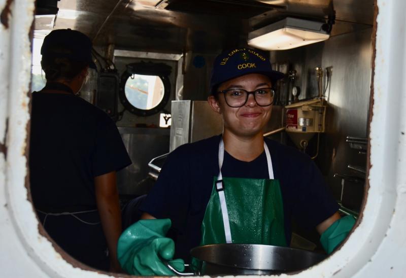 U.S. Coast Guard Academy Cadet 4th Class Select Alyssa Cook. (Photo by Lynda Clancy)