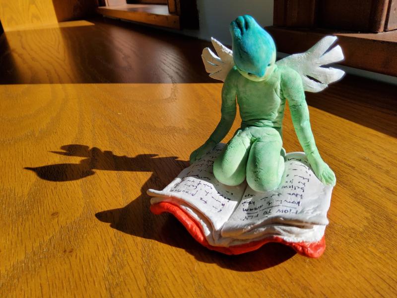 How to fly by Rose W. (Photo courtesy Rockland Public Library)