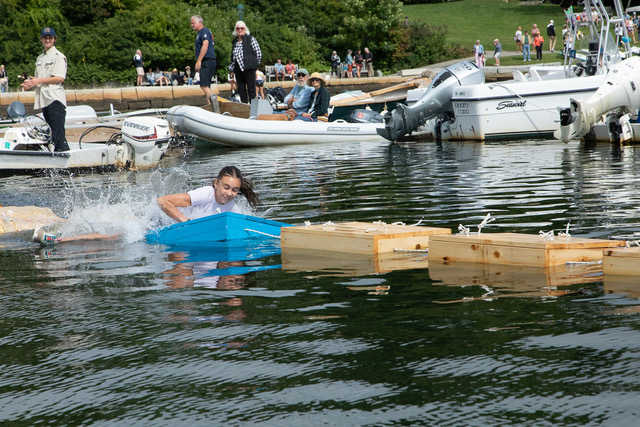 Crate race, Aug. 31, Camden Harbor (Photo courtesy John Steele)