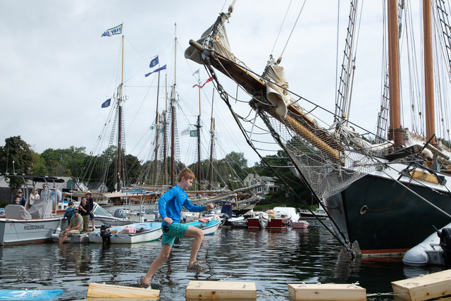 Crate Race, Windjammer Festival, Aug. 31, Camden Harbor (Photo courtesy John Steele)