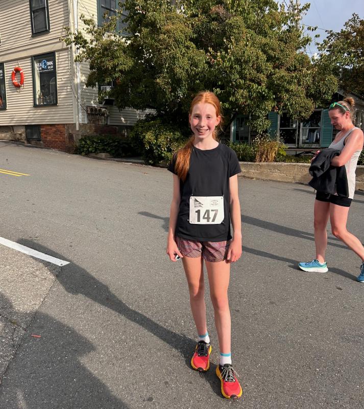 Cate Middleton was the fastest runner in the Under 16 division, finishing the course in 23:15. (Photo by Lynda Clancy)