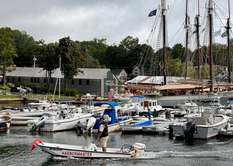 Camden Harbormaster Steve Pixley (Photo by Lynda Clancy)