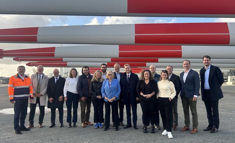 Governor Janet Mills and a delegation of State of Maine officials completed the second and final leg of a mission to Norway and Denmark focused on positioning Maine as a leader in the responsible development and deployment of floating offshore wind. The Maine delegation included Maine International Trade Center President Wade Merritt, Director of the Governor's Energy Office Dan Burgess, and Director of the Governor's Office of Policy Innovation and the Future Hannah Pingree. (Photo courtesy Gov. Mills Office) Governor Janet Mills and a delegation of State of Maine officials completed the second and final leg of a mission to Norway and Denmark focused on positioning Maine as a leader in the responsible development and deployment of floating offshore wind. The Maine delegation included Maine International Trade Center President Wade Merritt, Director of the Governor's Energy Office Dan Burgess, and Director of the Governor's Office of Policy Innovation and the Future Hannah Pingree. (Photo courtesy Gov. Mills Offi
