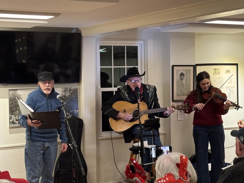 The vocal talents of Hayden Sears accompanied by Rosey. Music