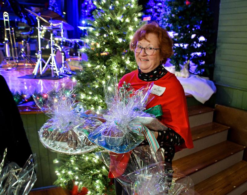 Opera House board president Peg Helming bringing in some holiday treats in 2023. Peter Southwick photo Opera House board president Peg Helming bringing in some holiday treats in 2023. Peter Southwick photo