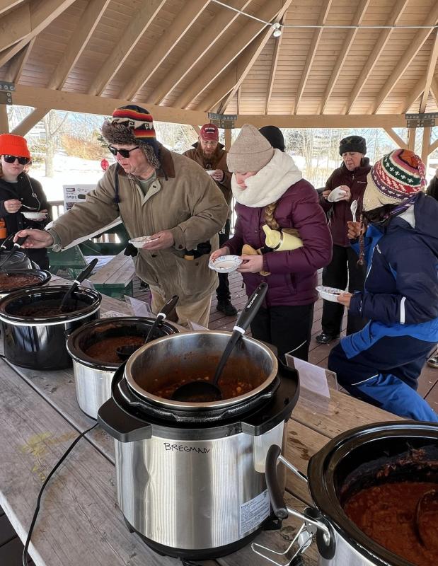 Chili in the Breezemere Gazebo. (Photo by Lauren Beveridge) Chili
