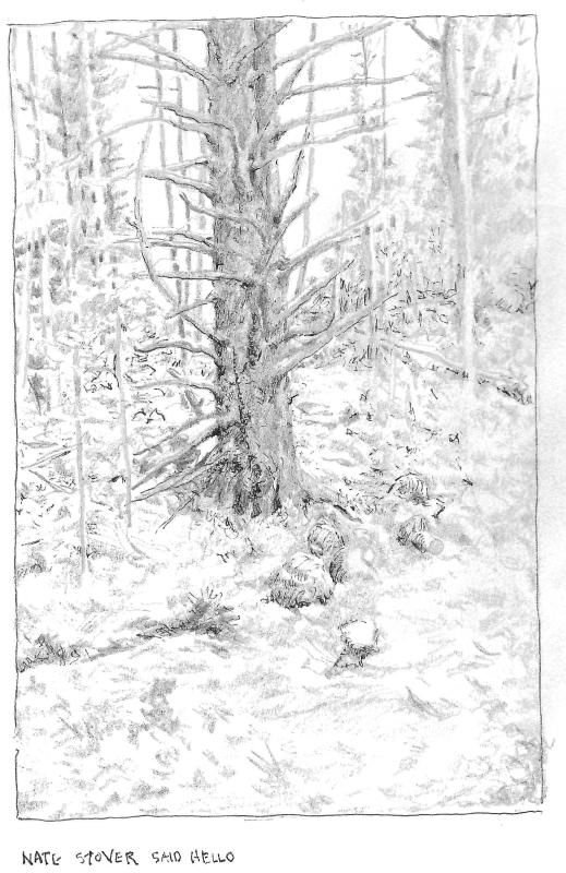 Nate Stover said hello (By Rick Cronin) Nate Stover said hello (By Rick Cronin)