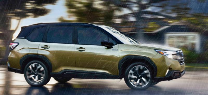 A new hybrid drivetrain smooths out the Forester’s performance and improves fuel efficiency while reducing emissions. For 2025, the Forester became the handsomest vehicle in Subaru’s stable while retaining its practical nature—with 8.7 inches of ground clearance, it stands taller than some ‘real’ SUVs, but getting in and out is easy. A new hybrid drivetrain smooths out the Forester’s performance and improves fuel efficiency while reducing emissions. For 2025, the Forester became the handsomest vehicle in Subaru’s stable while retaining its practical nature—with 8.7 inches of ground clearance, it stands taller than some ‘real’ SUVs, but getting in and out is easy.