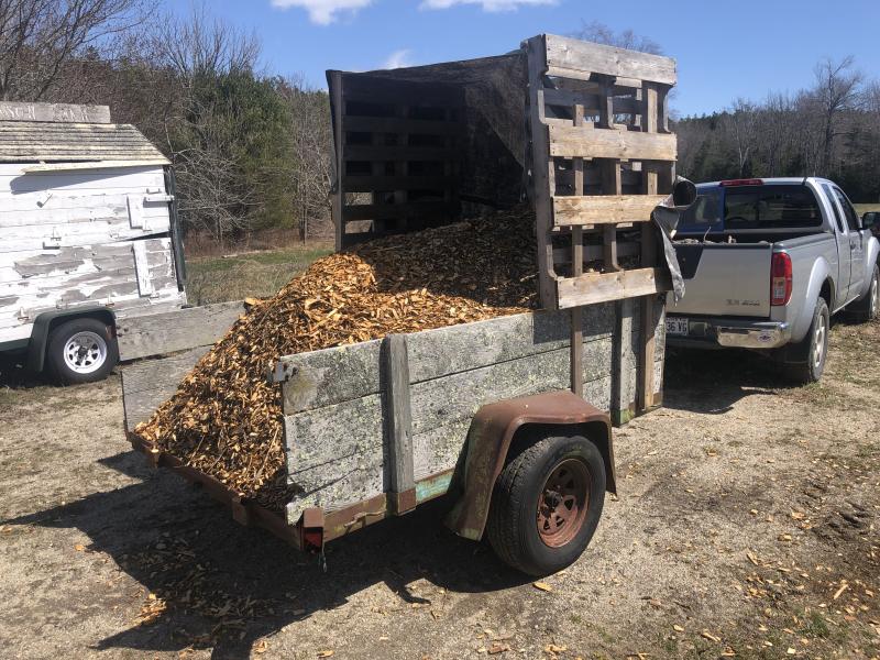 Preparing for the Summer Season Hulls Taken to the Compost