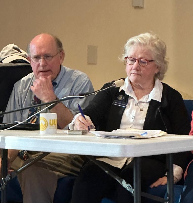 Representatives Mike Ray, of Lincolnville and Ann Matlack, of St. George. (Photo courtesy Greg Marley) c