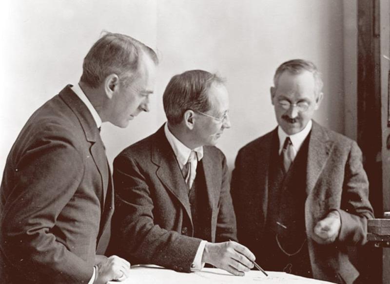 James Frederick Dawson, Frederick Law Olmsted Jr. and
Percival Gallagher (Photo courtesy Camden Public Library/National Park Service)
James Frederick Dawson, Frederick Law Olmsted Jr. and Percival Gallagher, Courtesy National Park Service
