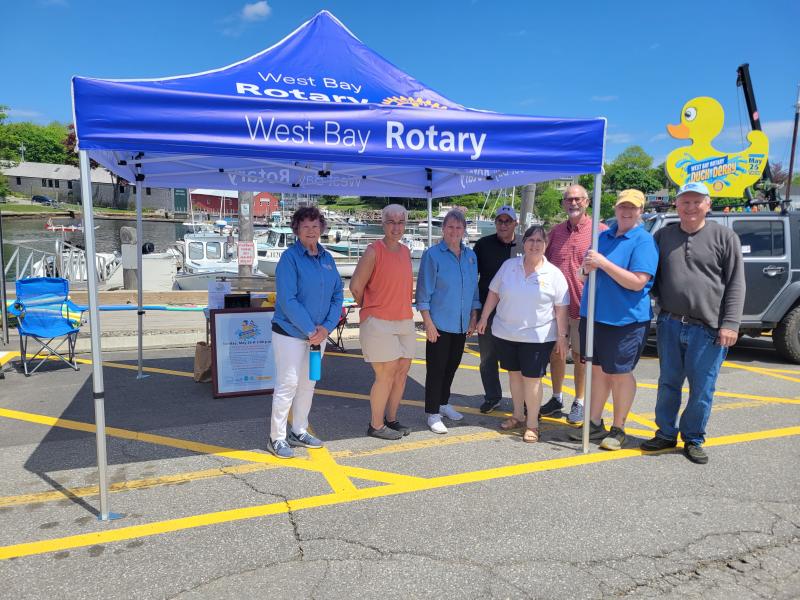 West Bay Rotarians will be at the finish line, ready to announce this year's winners of 17 great prizes! Go to: www.WestBayRotaryOfMaine.org You could win one of 17 great prizes! Go to: www.WestBayRotaryOfMaine.org