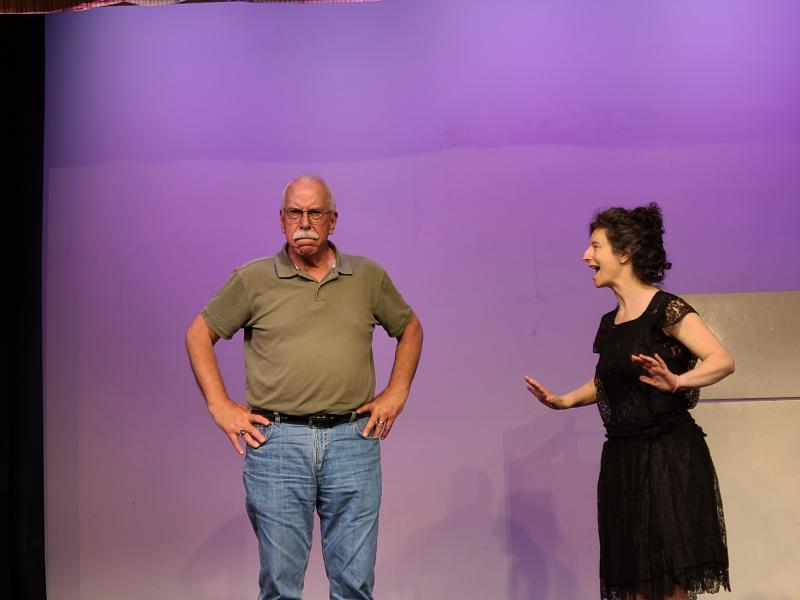Gordan Page and Lisa Millette. (Photo courtesy Watts Hall Community Players)