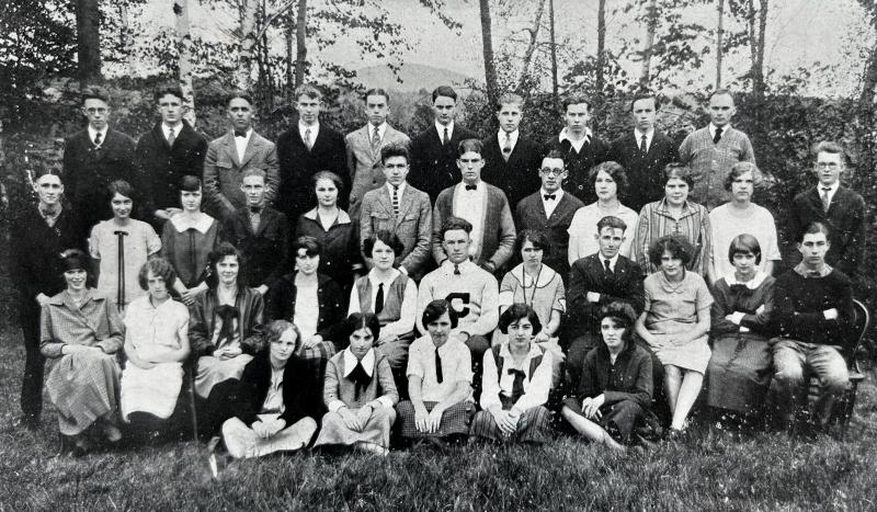 The Camden High School Class of 1925. Do you know any these seniors? Let us know, if you do. (Photo courtesy Bob Josselyn) c