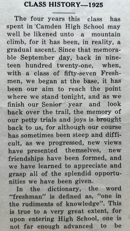 From the Megunticook, 1925 c