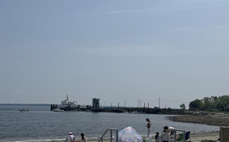 Summer at Lincolnville Beach.(Photo by Ed O’Brien) Beach