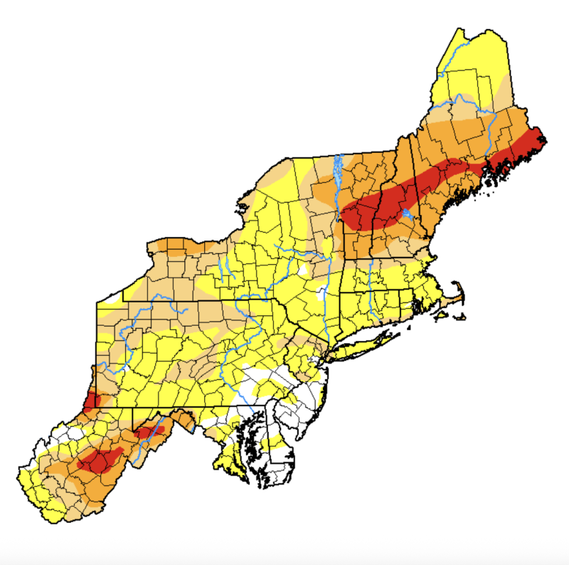 The Oct. 2 map from the U.S. Drought Monitor The Oct. 2 map from the U.S. Drought Monitor