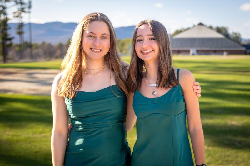 teen girls in dresses