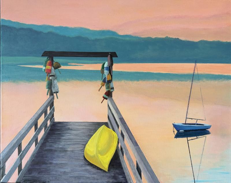 Hatchett Cove painting