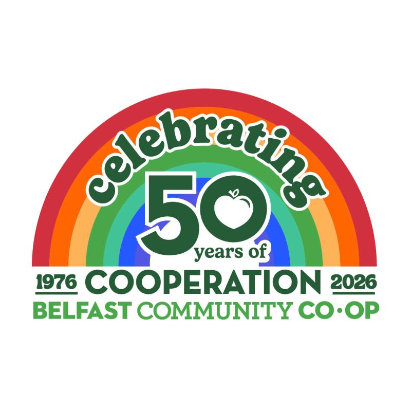 Belfast Co-op 50th logo