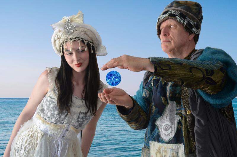 two actors in costume