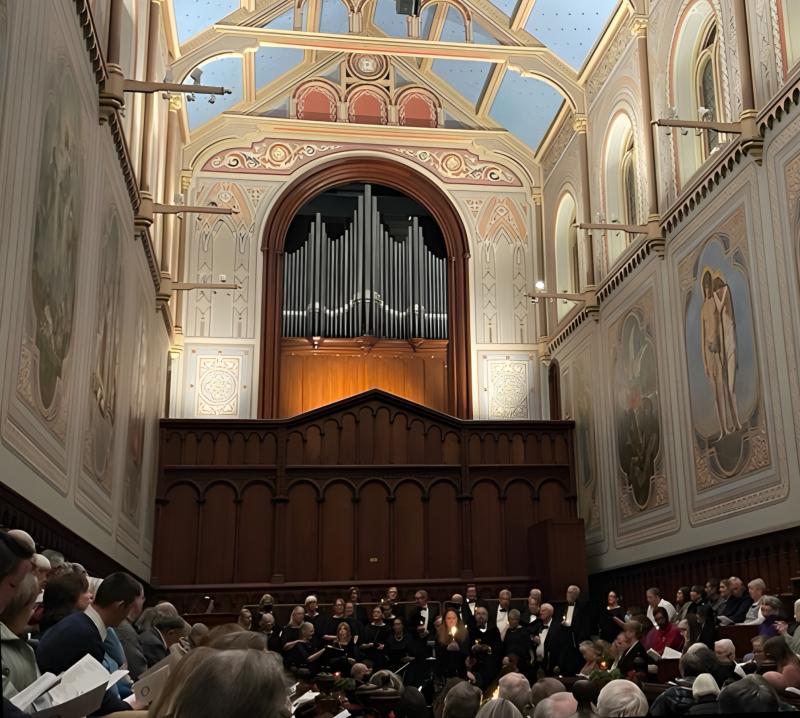 church organ pipes