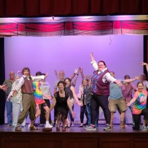 Drowsy Chaperone ensemble. (Photo courtesy Watts Hall Community Players)